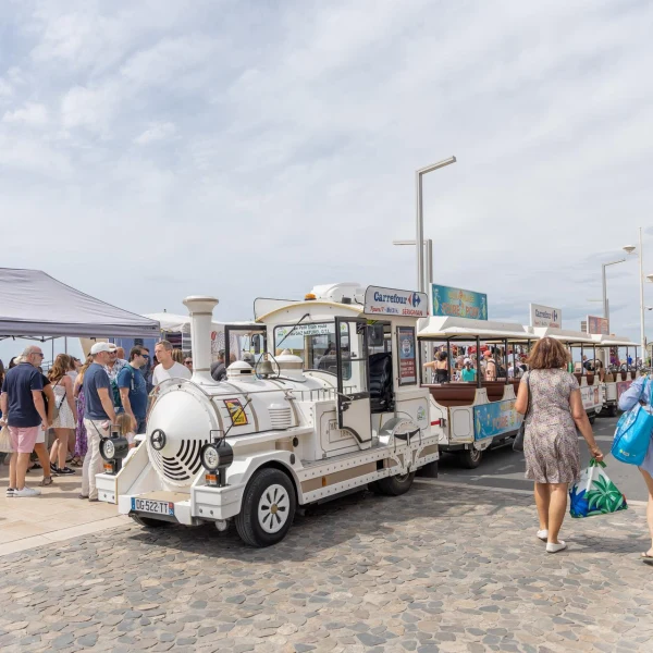 Prendre le petit train de Valras