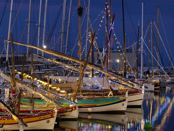 Quand les barques s'illuminent pour Noêl